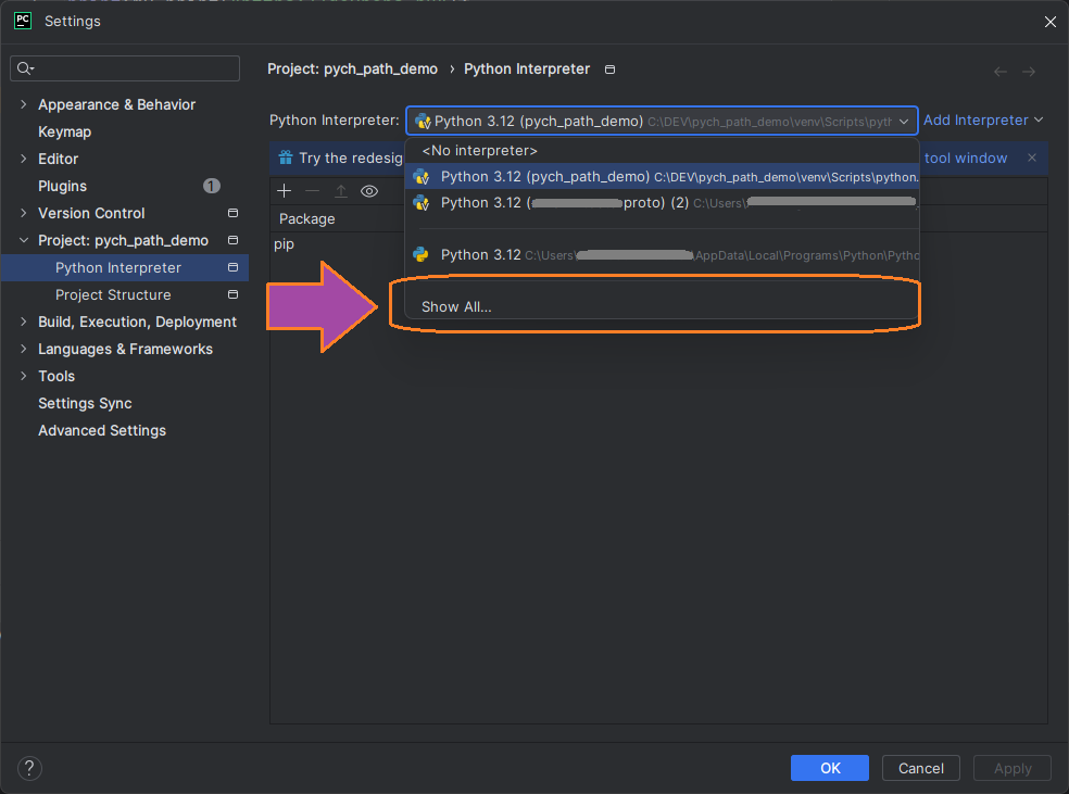 Добавления пути до проекта в PyCharm изображение с сайта www.devhops.ru изображение с сайта www.devhops.ru
