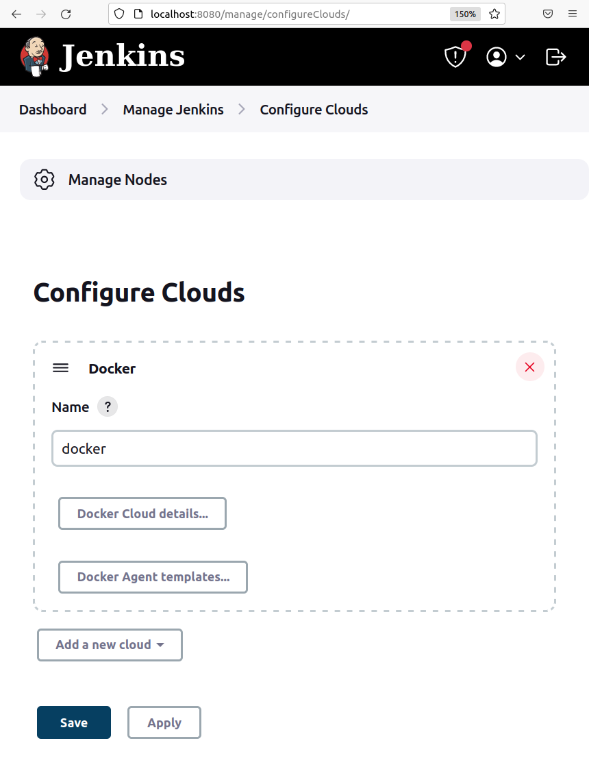 Настройка Jenkins для запуска docker агента изображение с сайта www.eth1.ru